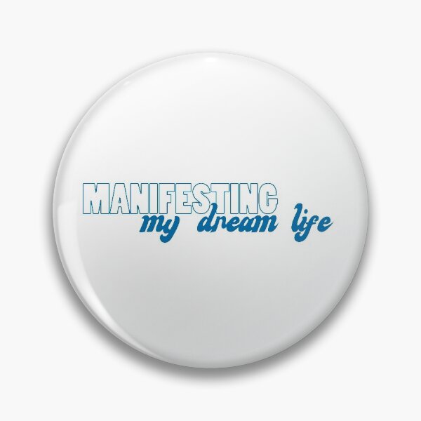 Item preview, MANIFESTING MY DREAM LIFE- blue designed and sold by Balenilart.