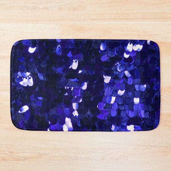 Item preview, Royal Dangle Blue Sequin Fabric designed and sold by Poetic4Passion.