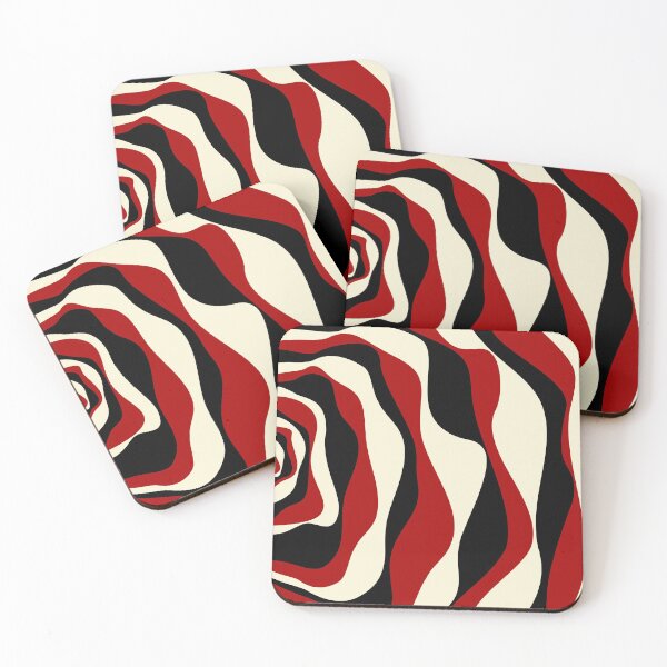 Item preview, Ebb and Flow 4 - Red & Cream designed and sold by LAEC-Shop.
