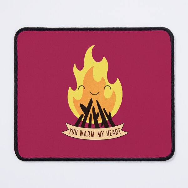Item preview, Cute Fire - You Warm My Heart designed and sold by BaconPancakes21.
