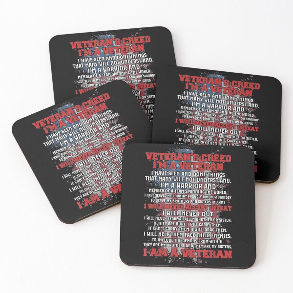 Item preview,  Veterans Creed Im Veteran designed and sold by angelata.