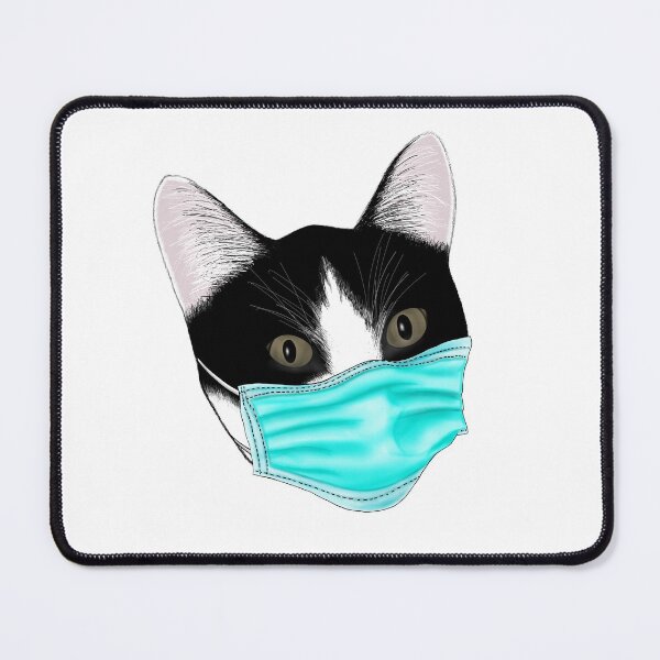 Item preview, Cat with a mask designed and sold by monikute.