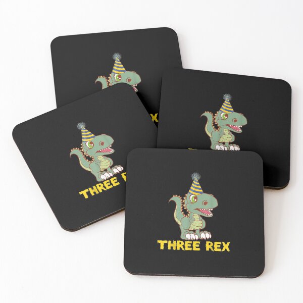 Item preview, Threerex 3rd Birthday Natal Dinosaur Design designed and sold by JaisonshiJan.