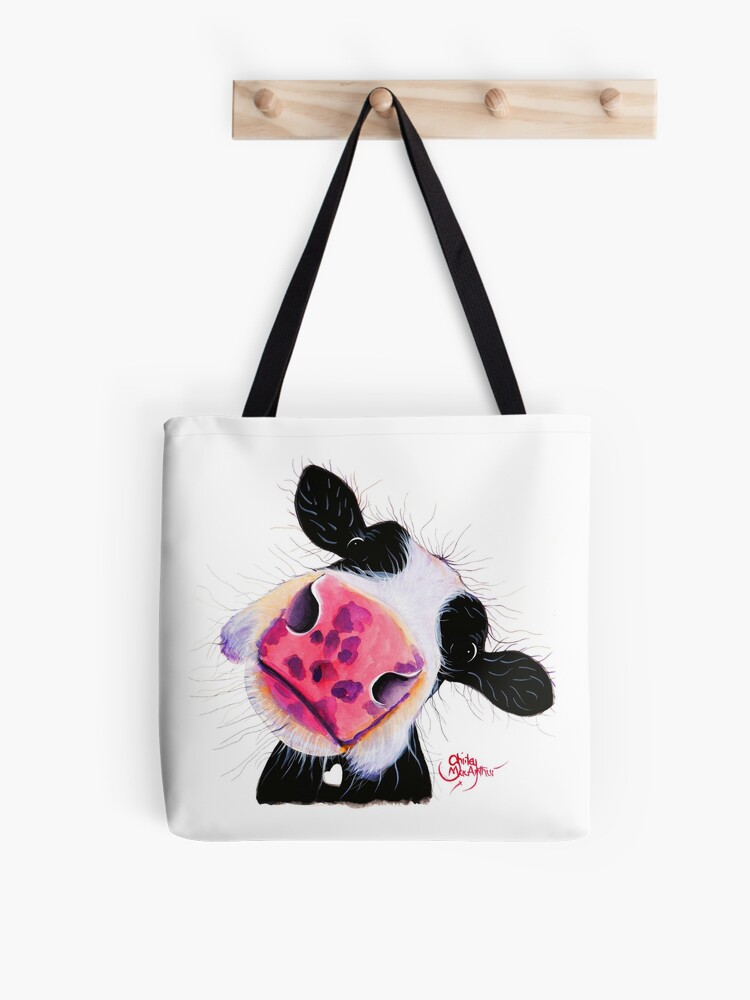 Delilah's cow print discount bag