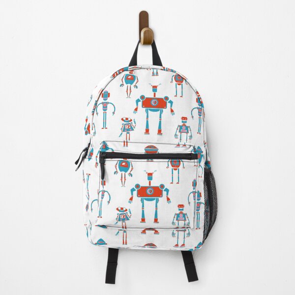 Item preview, Retro repeat robots designed and sold by daviz.