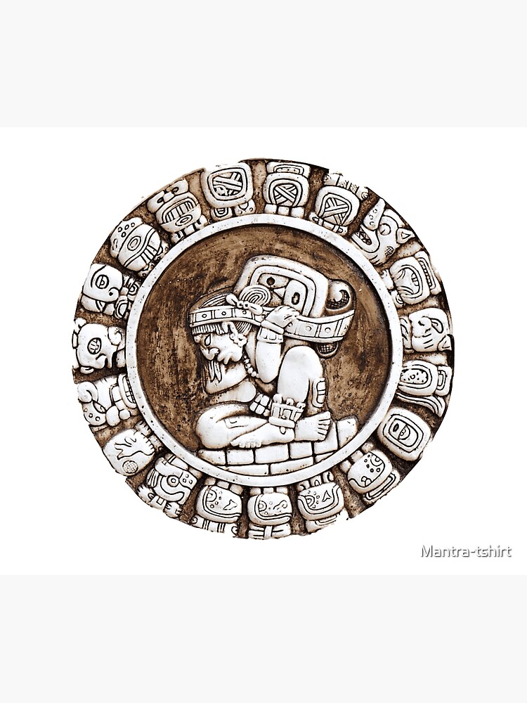 Thumbnail 2 of 2, Duvet Cover, Tzolkin/Mayan Calendar designed and sold by Mantra-tshirt.