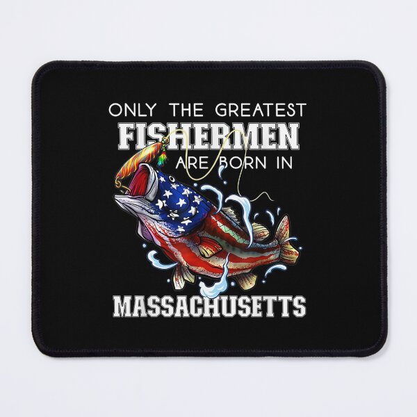 Item preview, Massachusetts Fishing Greatest Fis American Flag Fish designed and sold by maudean.
