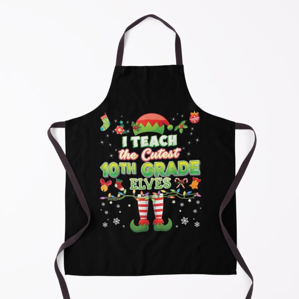 Item preview, Teach Cutest 10th Grade Elves Teacher Christmas Elf designed and sold by angelata.