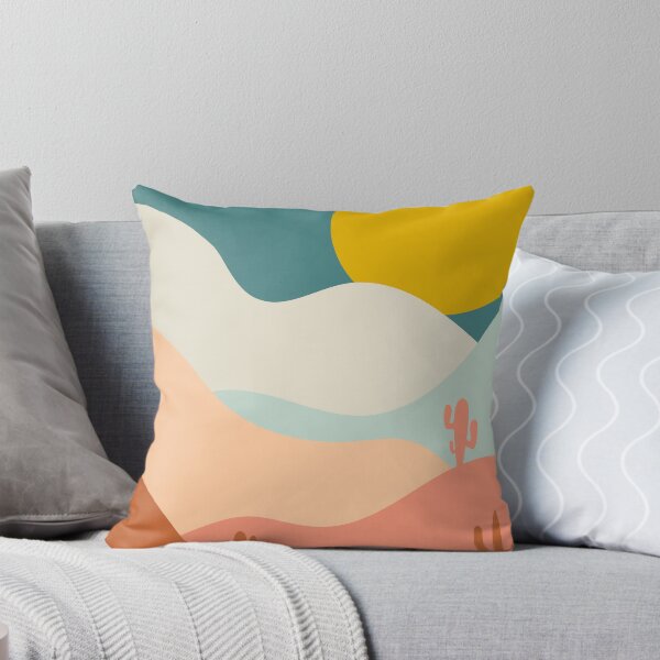 Item preview, Abstract Mountain Cactus Landscape designed and sold by OpalEllery.