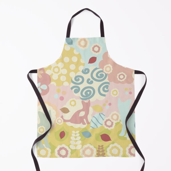 Item preview, Colorful Whimsical Cats Enchanted Garden  designed and sold by ZophiaSolaris.