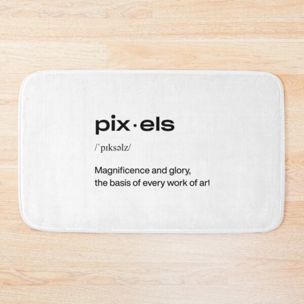 Item preview, 8pixels — PIXELS black   designed and sold by shopajmadeit.