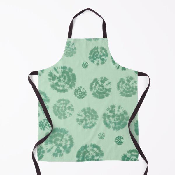 Item preview, Tie Dye Circles in Leprechaun Green on Light Green Background designed and sold by nabeArtist.