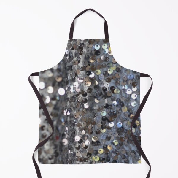 Item preview, Silver Sequin Fabric designed and sold by Poetic4Passion.