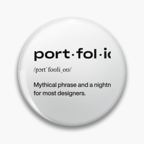 Item preview, 8pixels — PORTFOLIO black   designed and sold by shopajmadeit.