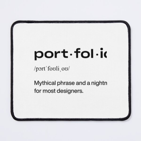 Item preview, 8pixels — PORTFOLIO black   designed and sold by shopajmadeit.