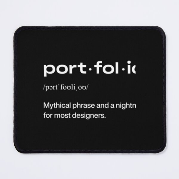Item preview, 8pixels — PORTFOLIO white   designed and sold by shopajmadeit.