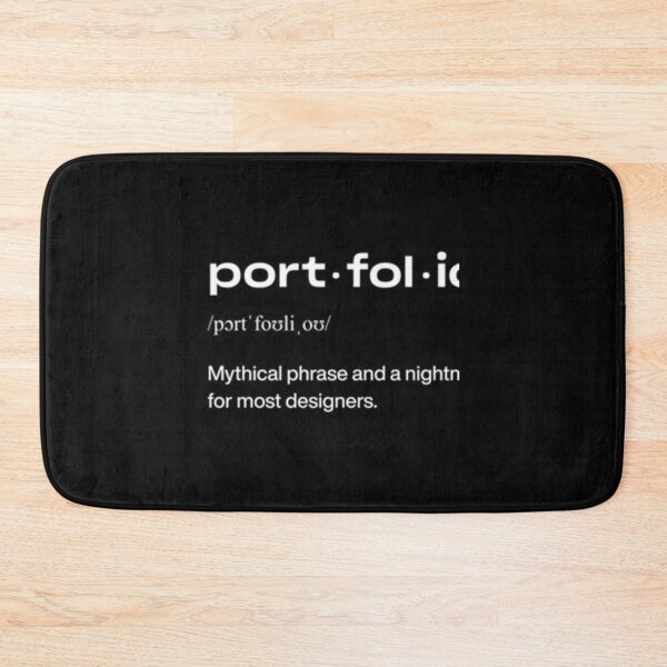 Item preview, 8pixels — PORTFOLIO white   designed and sold by shopajmadeit.