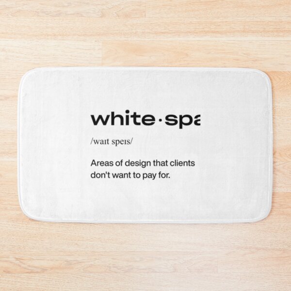 Item preview, 8pixels — WHITE SPACE black   designed and sold by shopajmadeit.
