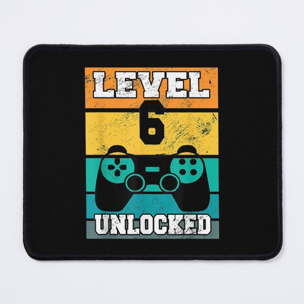 Item preview,  Level Unlocked Years Old Retro 80s 6th Birthday Gamer designed and sold by angelata.