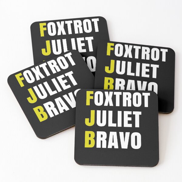 Item preview, Foxtrot Juliet Bravo Anti Biden Pro USA designed and sold by Club7Studios.