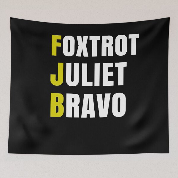 Item preview, Foxtrot Juliet Bravo Anti Biden Pro USA designed and sold by Club7Studios.