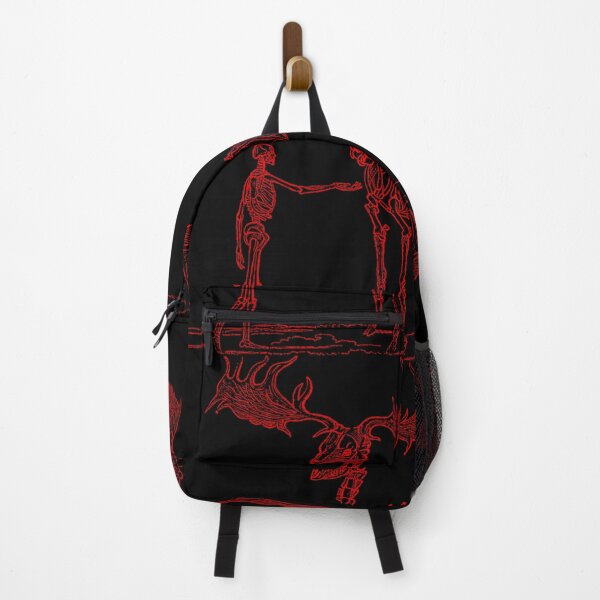 Item preview, Human and moose skeletons red line version designed and sold by Marker7.