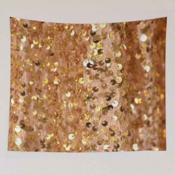Item preview, Copper Sequin Fabric designed and sold by Poetic4Passion.