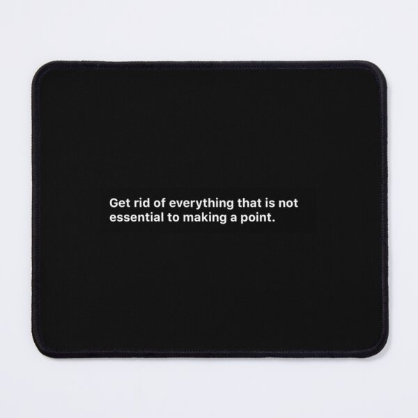 Item preview, Get rid of everything that is not  making a point - Christoph Niemann   designed and sold by shopajmadeit.