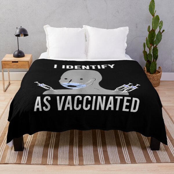 Item preview, Identify Vaccinated Funny Fully Vaccine Men Women designed and sold by angelata.
