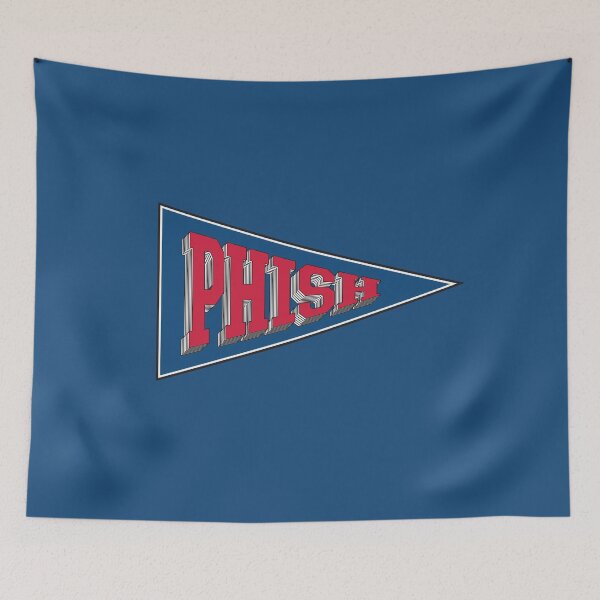 Item preview, Phish Old School Pennant with trippy type designed and sold by field3.