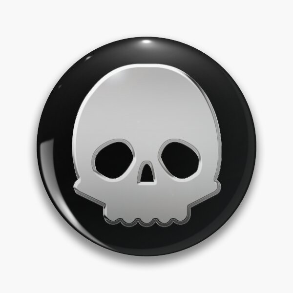 Item preview, Chrome Metallic Skull Design  designed and sold by PrettyPage.