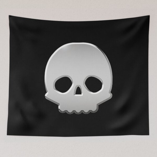 Item preview, Chrome Metallic Skull Design  designed and sold by PrettyPage.