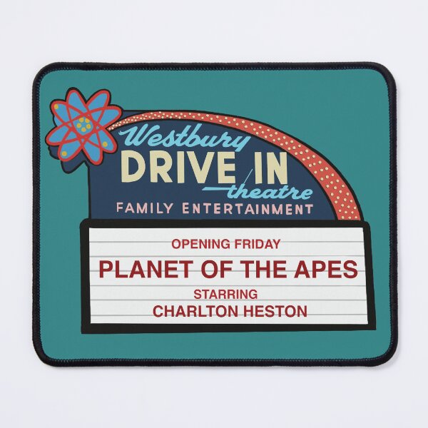 Item preview, Drive-In Movie Planet of the Apes Marquee designed and sold by SketchyThingz.