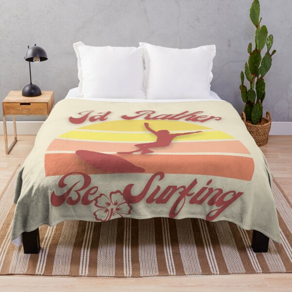 Item preview, Id rather be Surfing - I would rather be surfing - Rerto sun set - Surfer sun set - Chasing Sunsets designed and sold by MinimalSketches.