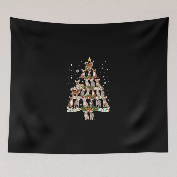 Item preview, Chihuahua-Christmas-Tree-Xmas-For-Chihuahua-Dogs-Lover designed and sold by JohnCenass.
