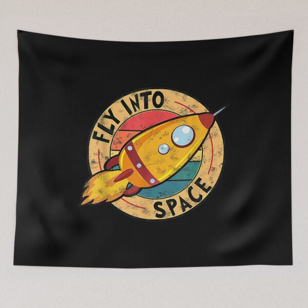 Item preview,  Retro Fly Into Space Graphic Planet designed and sold by angelata.