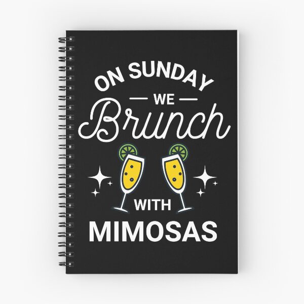 Item preview, On Sunday We Brunch With Mimosas - Sunday Brunch Funny designed and sold by ExploreTheStore.