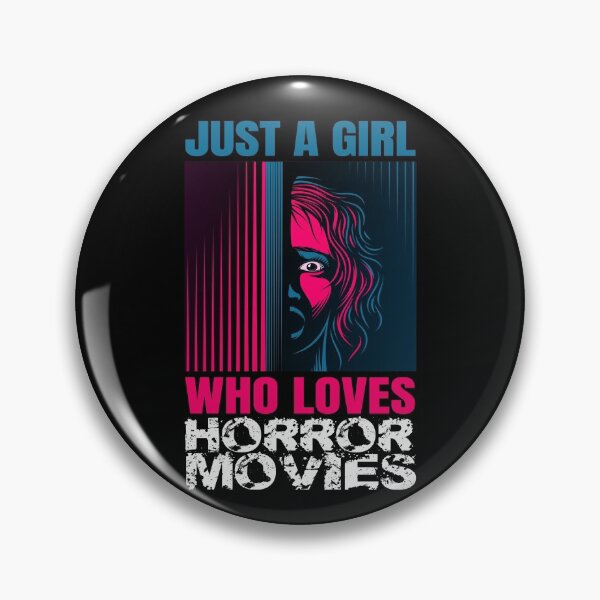 Item preview, Just A Girl Horror Movies Halloween designed and sold by MooonTees.