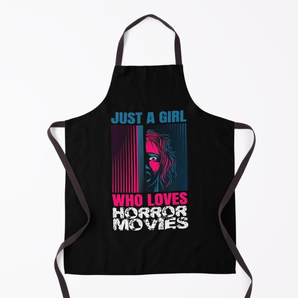 Item preview, Just A Girl Horror Movies Halloween designed and sold by MooonTees.