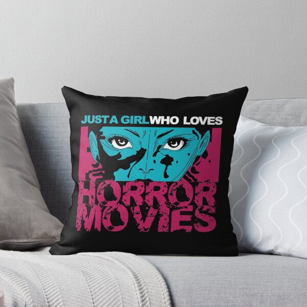 Item preview, Just A Girl Horror Movies Halloween designed and sold by MooonTees.