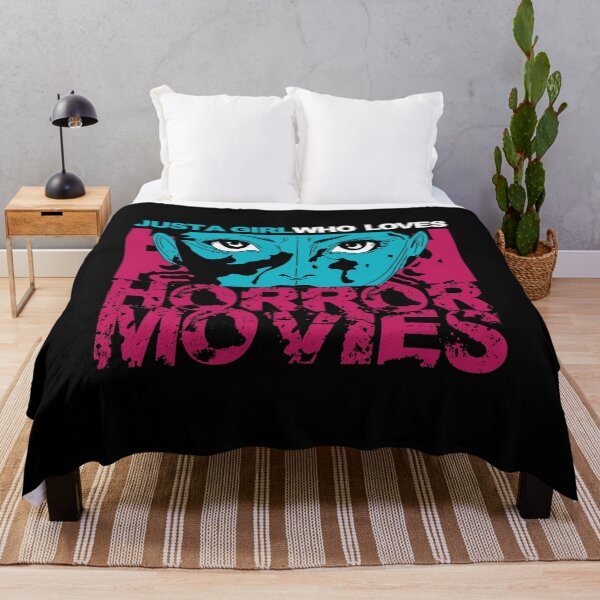 Item preview, Just A Girl Horror Movies Halloween designed and sold by MooonTees.