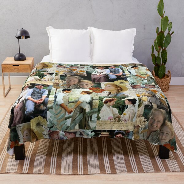 Anne of Green Gables Collage  Throw Blanket
