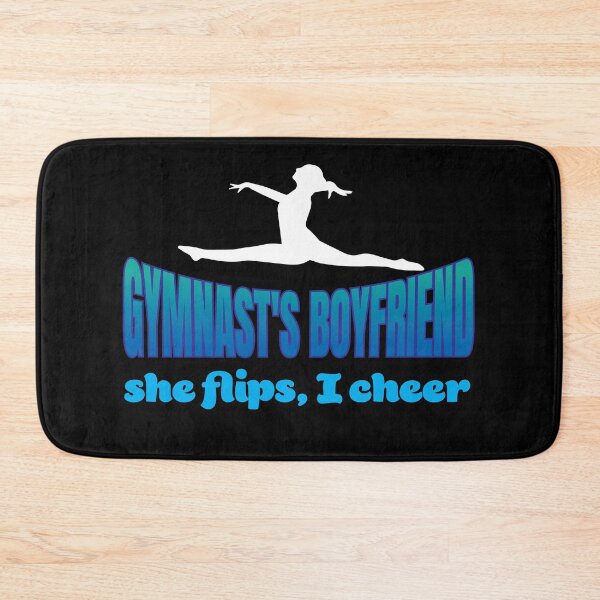 Item preview, Gymnast Boyfriend she flips Gymnastics Acrobatic Gymnast   designed and sold by Rzelemenz.