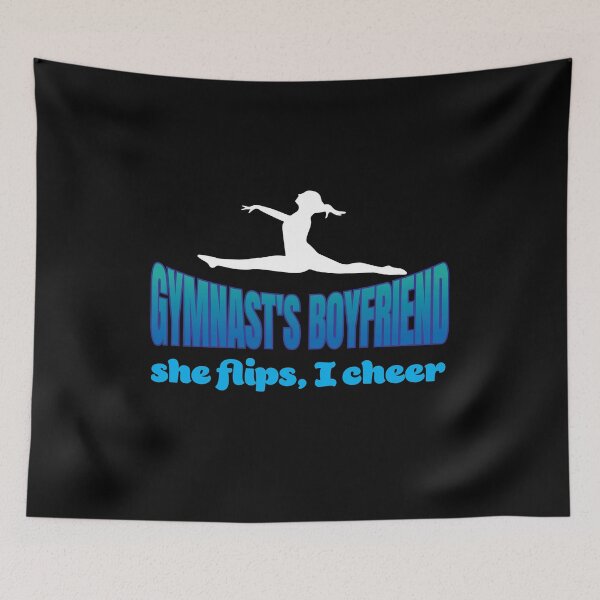 Item preview, Gymnast Boyfriend she flips Gymnastics Acrobatic Gymnast   designed and sold by Rzelemenz.