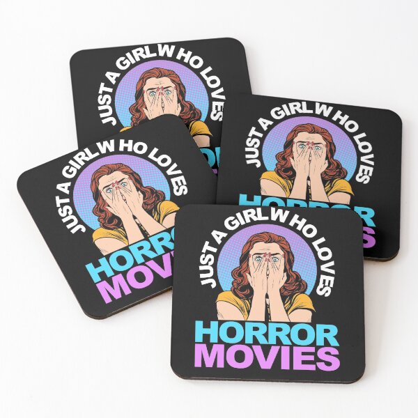 Item preview, Just A Girl Horror Movies Halloween designed and sold by MooonTees.