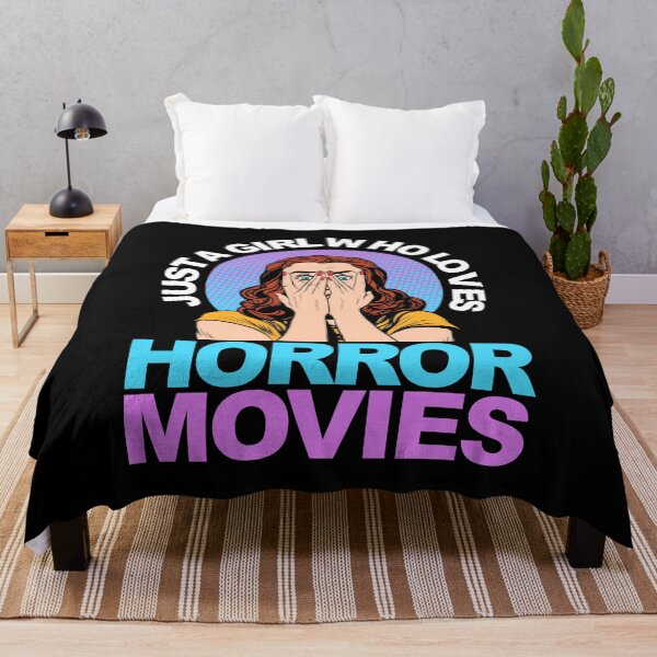 Item preview, Just A Girl Horror Movies Halloween designed and sold by MooonTees.