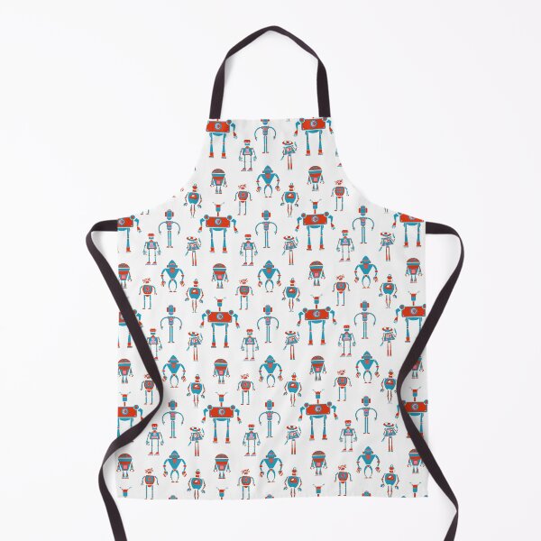 Item preview, Retro repeat robots designed and sold by daviz.