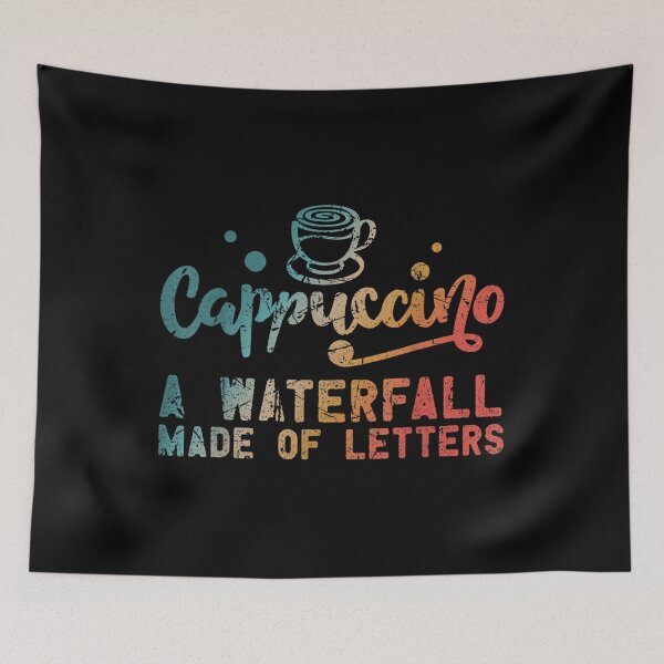 Item preview,  Cappuccino Waterfall Made Letters Distressed designed and sold by angelata.