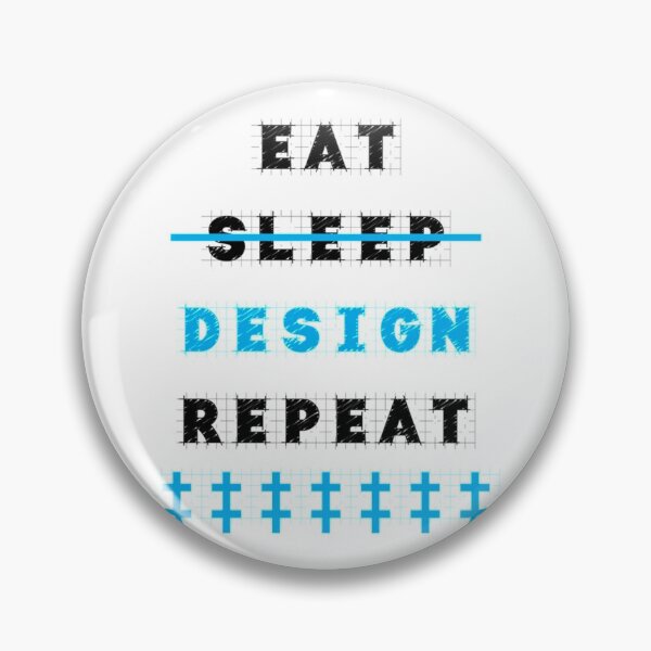 Item preview, Eat Sleep Design Repeat Designer gift   designed and sold by shopajmadeit.