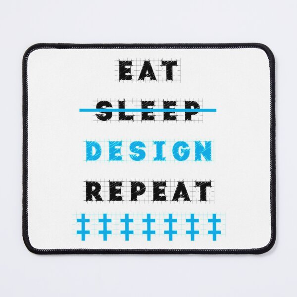 Item preview, Eat Sleep Design Repeat Designer gift   designed and sold by shopajmadeit.